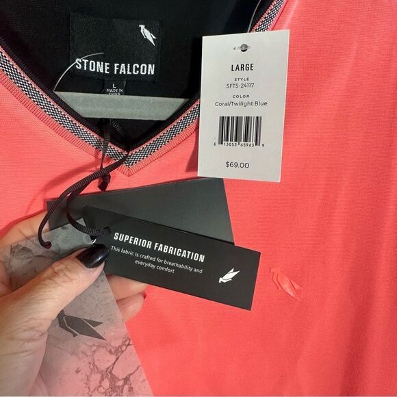 Pink Short Sleeve V-Neck Tee - Picture 4 of 9